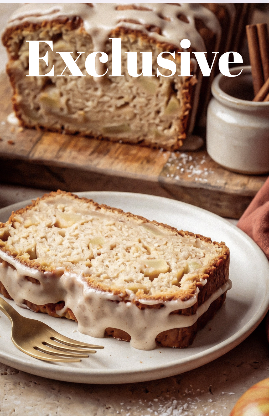 Gluten Free Apple Fritter Bread - Exclusive