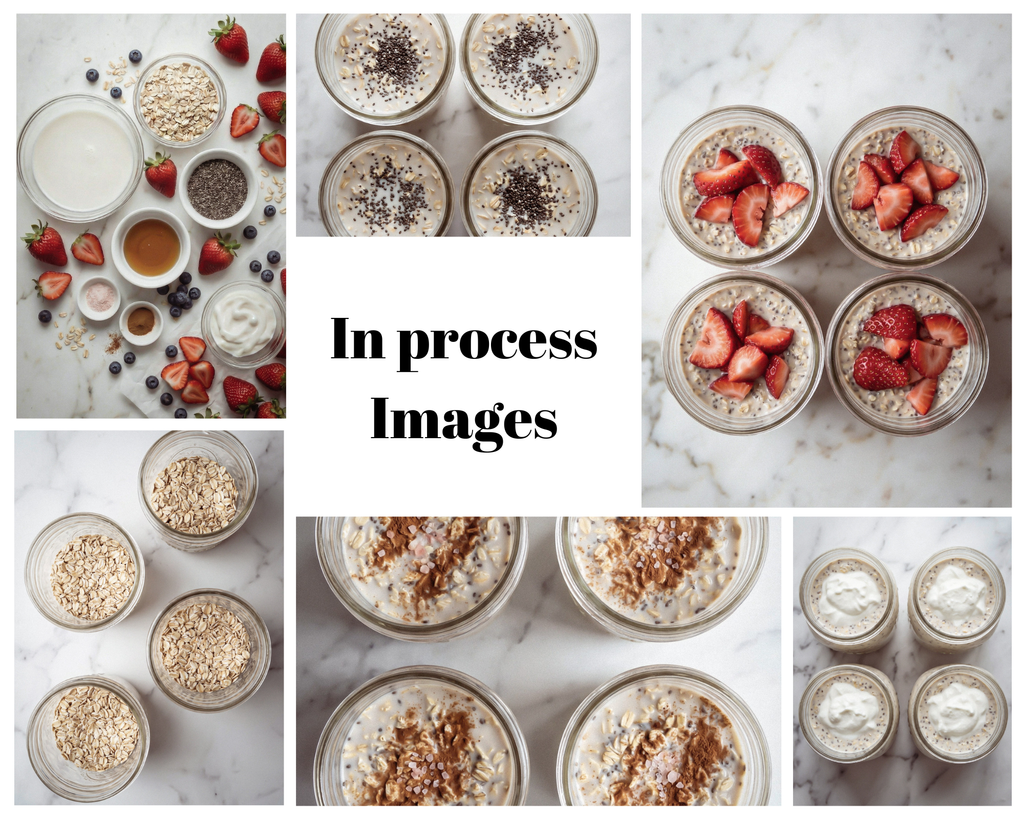 High Protein Overnight Oats  - set 1