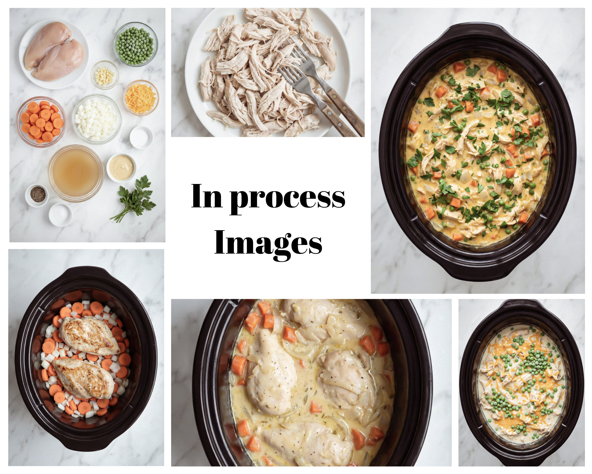 Crockpot Chicken Casserole - set 5