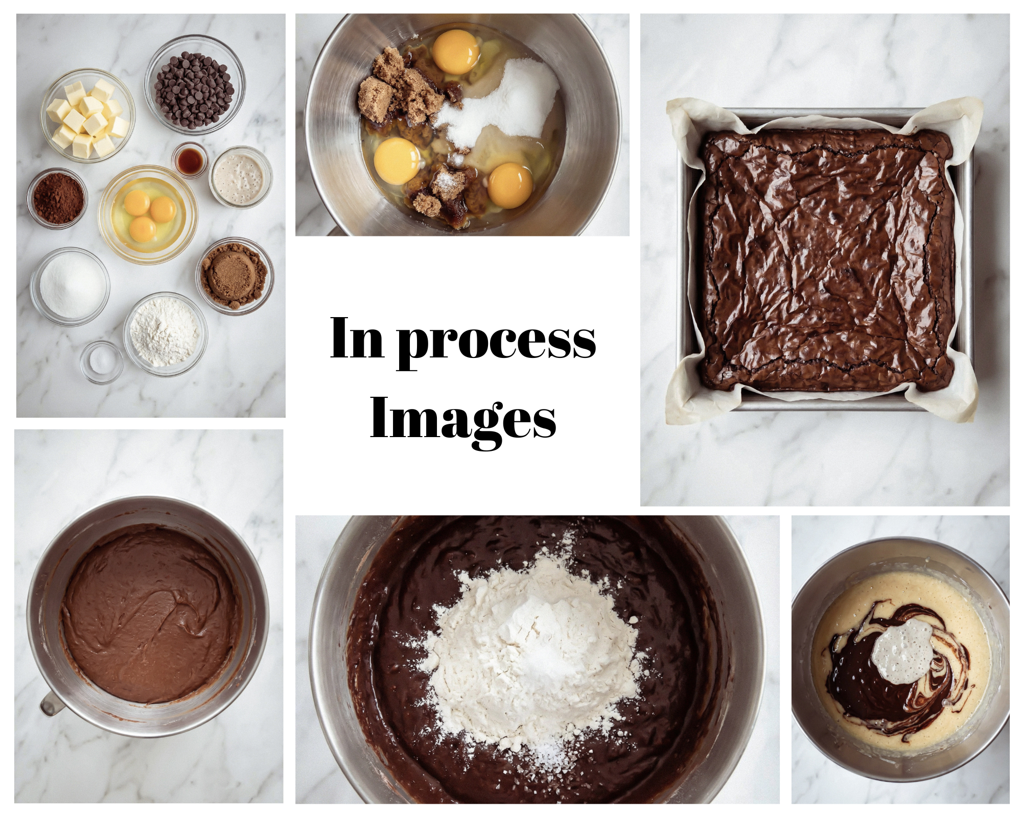 Sourdough Discard Brownies - set 6