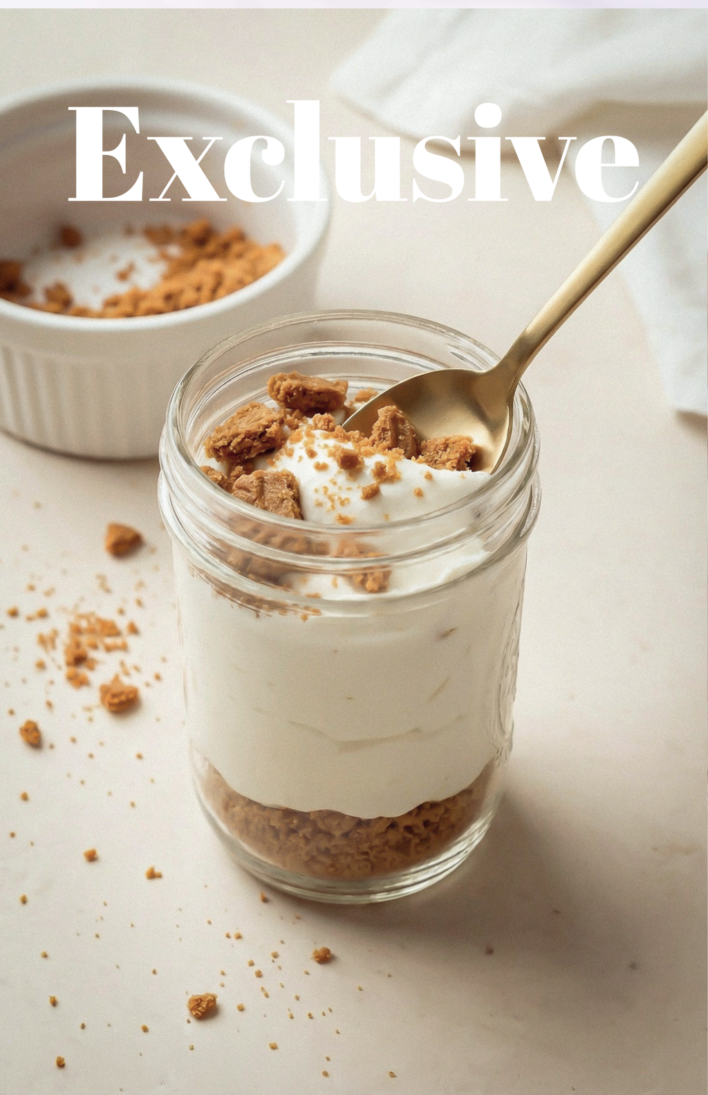 Biscoff Yogurt Cheesecake Cups - Exclusive
