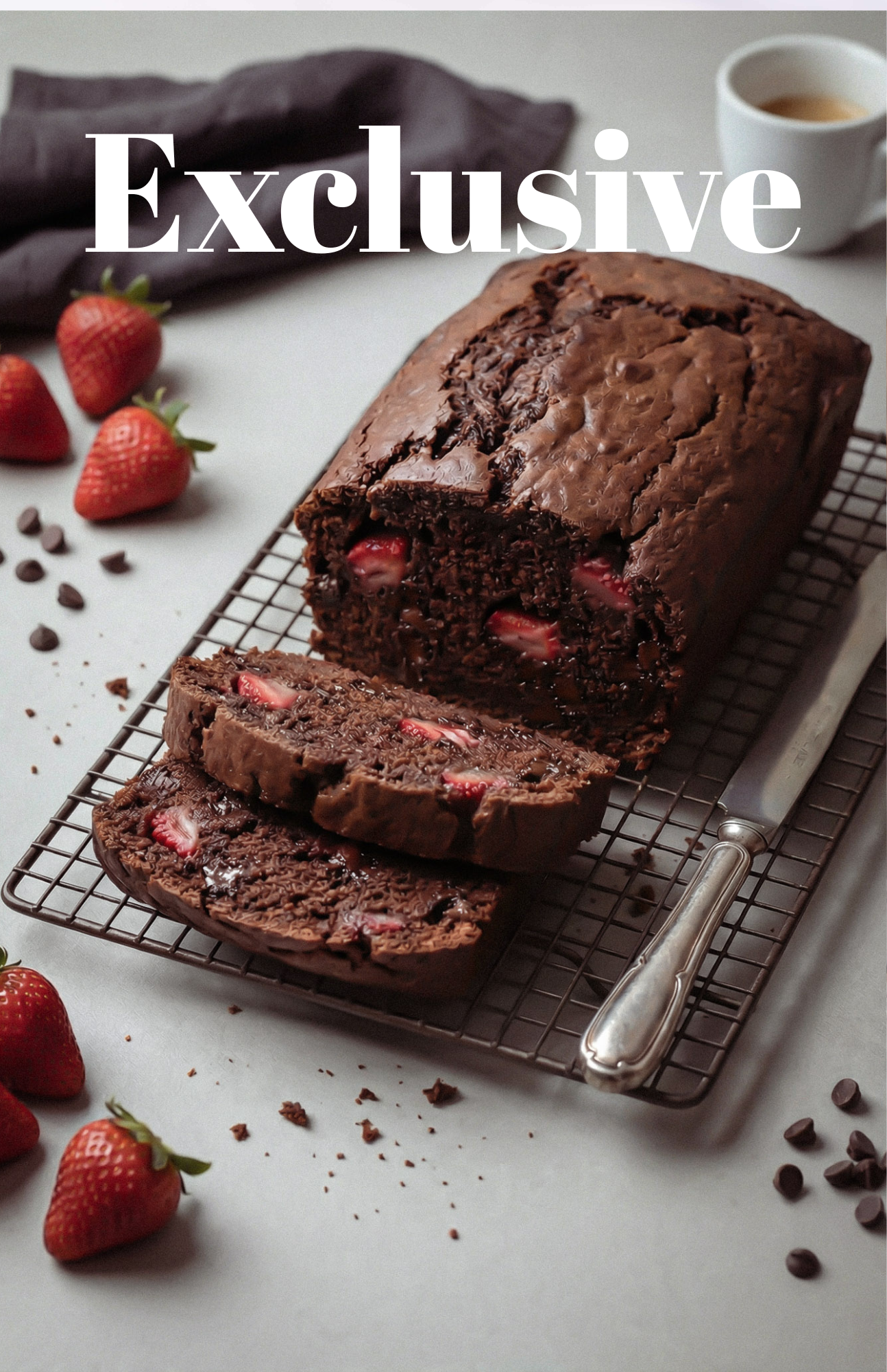 Chocolate Strawberry Bread - Exclusive