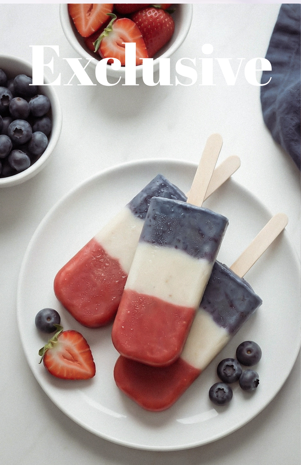 Red, White and Blue Popsicles - Exclusive